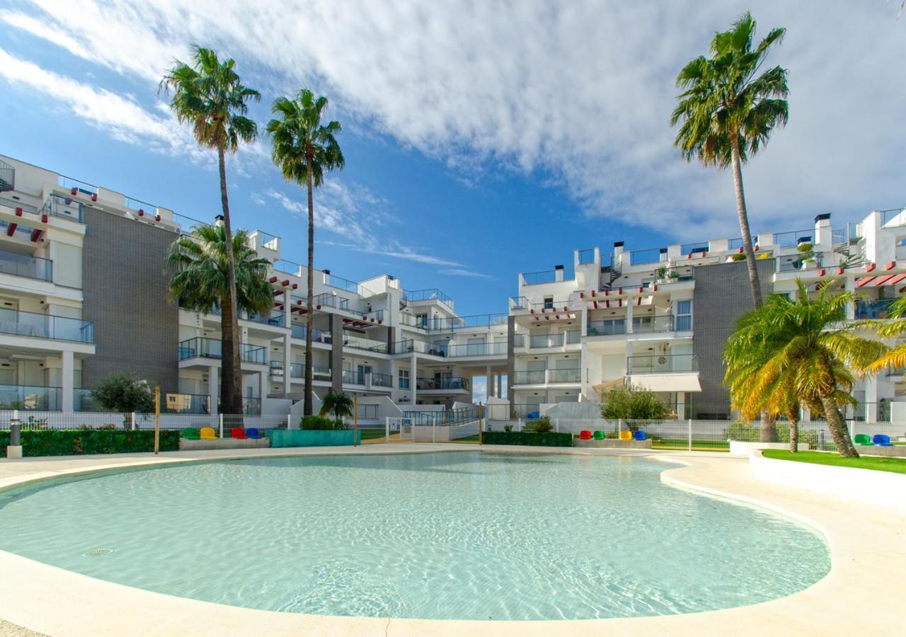 Apartamento Victoria Playa III Con Una Gran Terraza Дения Экстерьер фото