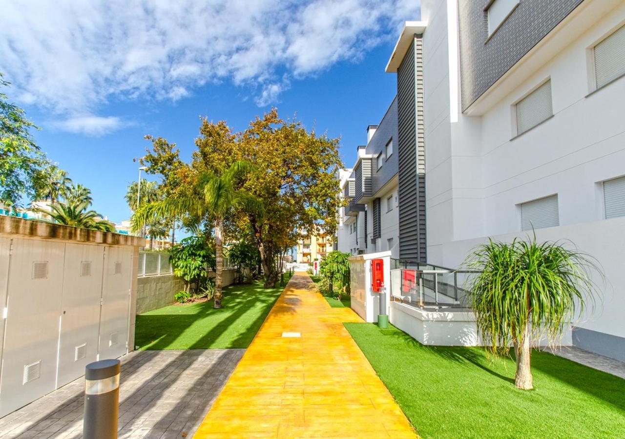 Apartamento Victoria Playa III Con Una Gran Terraza Дения Экстерьер фото